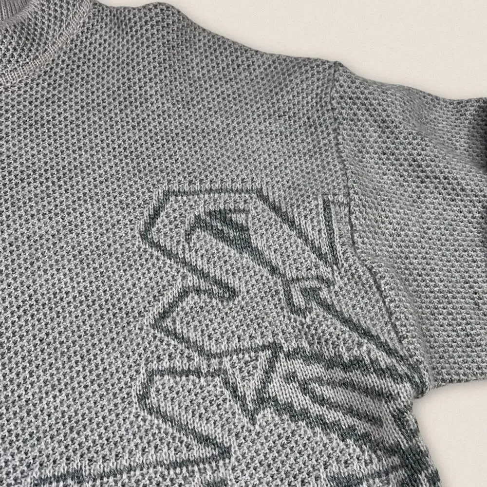 Vintage 90s Sweater Crew Neck‎ Reunion Gray Size Large